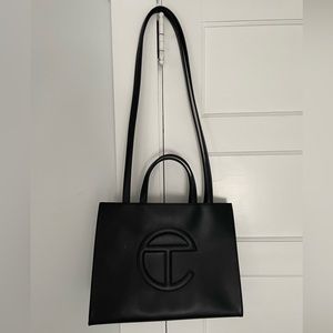 TELFAR medium black bag NWOT
